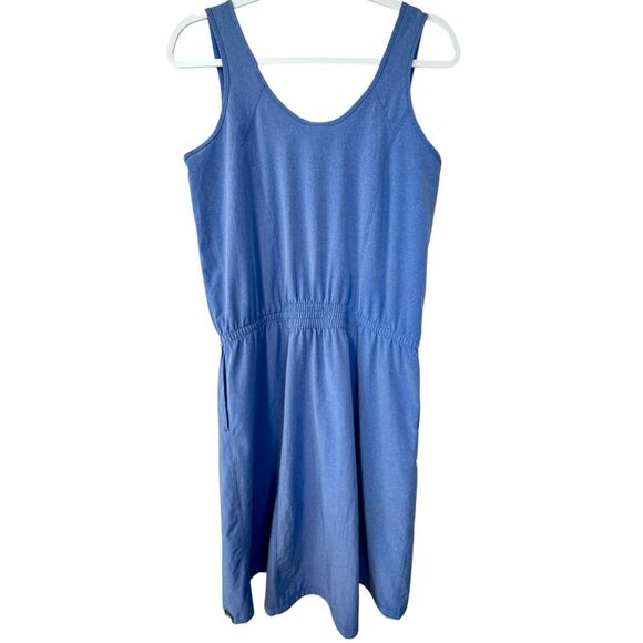 North Face Women's Taggart Blue Outdoors Tank Dress UPF 50 Size 8 - Picture 1 of 15